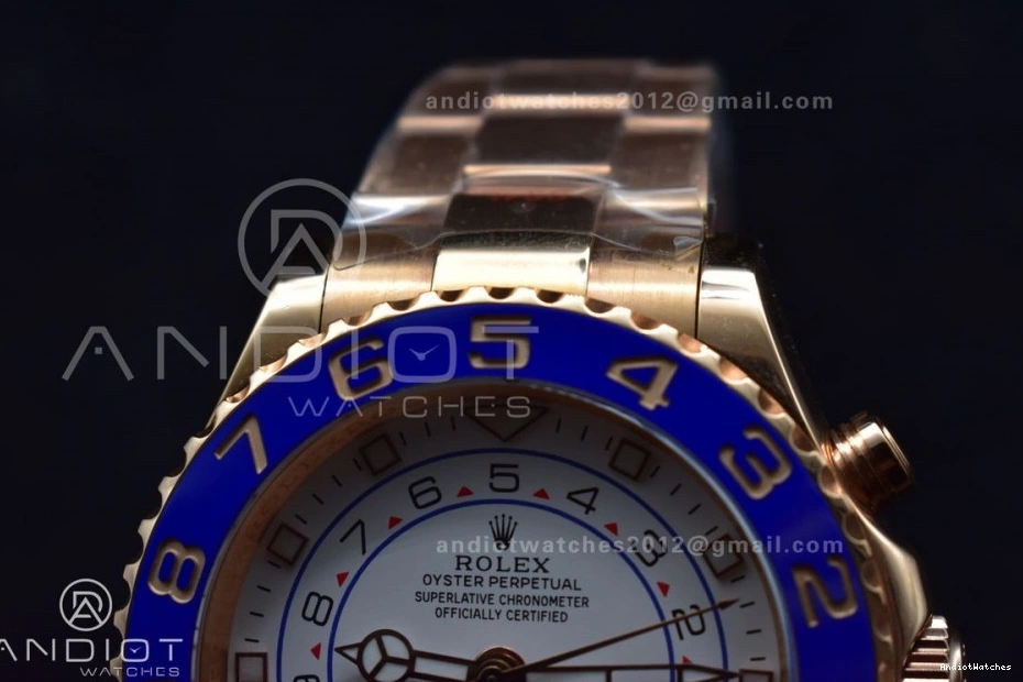 1:1 Blue on Bracelet Ceramic GMF TopPick Edition II 1223 Best RG RG 116685 YachtMaster A 1103